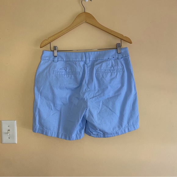 J Crew 2023 7" Classic Chino Short Woman 8 Blue Preppy Nautical Old Money Office - Picture 3 of 12